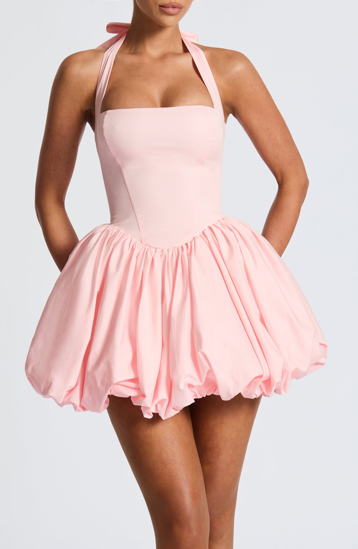 Maricia – Robe Mini Rose Poudré